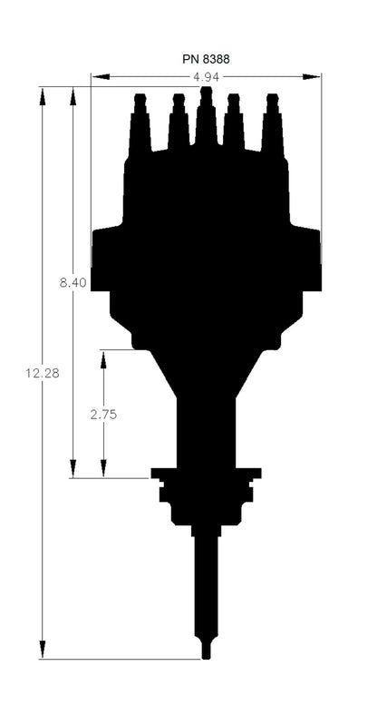 DISTRIBUTOR,CHRY. 318-360,READY TO RUN