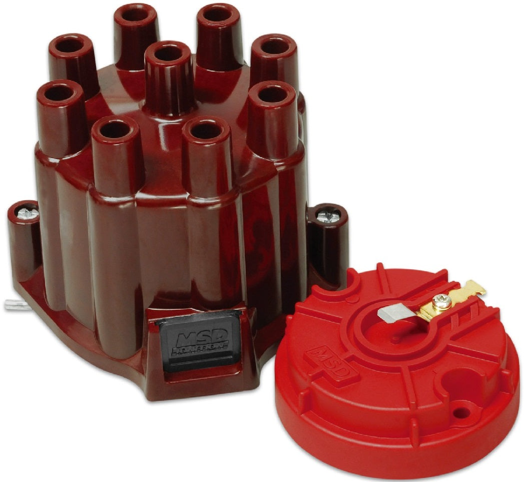 DISTRIBUTOR CAP & ROTOR,CHEVY V-8 & MSD