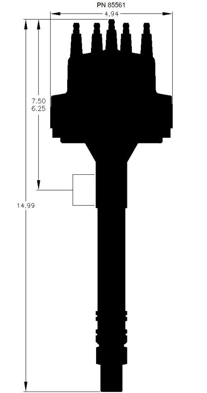 DISTRIBUTOR,PRO BILLET,CHEVY V-8,SLIP COLLAR