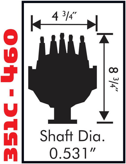 DISTRIBUTOR,PRO BILLET,FORD 351C/429/460,SMALL