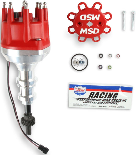 DISTRIBUTOR,PRO BILLET,FORD 351W,STEEL GEAR,HI RAM