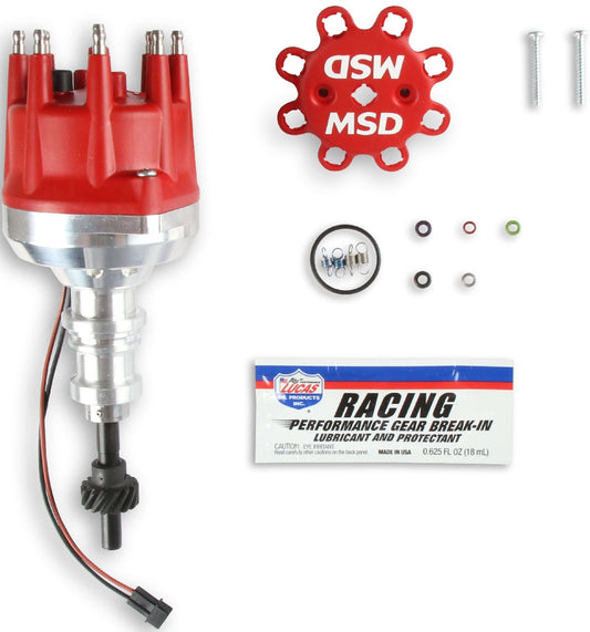 DISTRIBUTOR,PRO BILLET,FORD 289/302W,STEEL GEAR,HI RAM