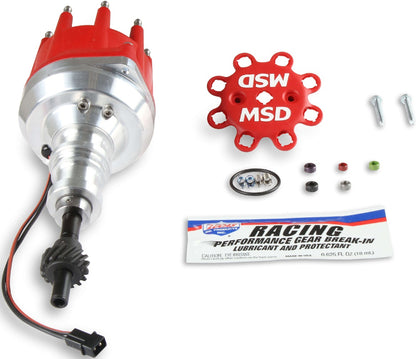 DISTRIBUTOR,PRO BILLET,FORD 289/302W,STEEL GEAR,HI RAM