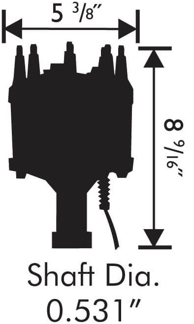 DISTRIBUTOR,PRO BILLET,FORD 351W,STEEL GEAR