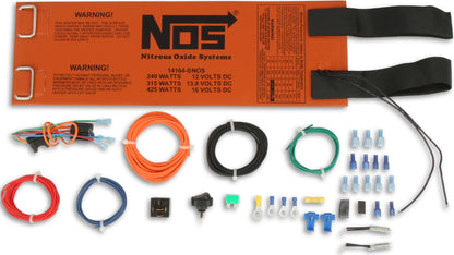 NITROUS BOTTLE HEATER,10/15LB,12V,W/ THERMOSTAT