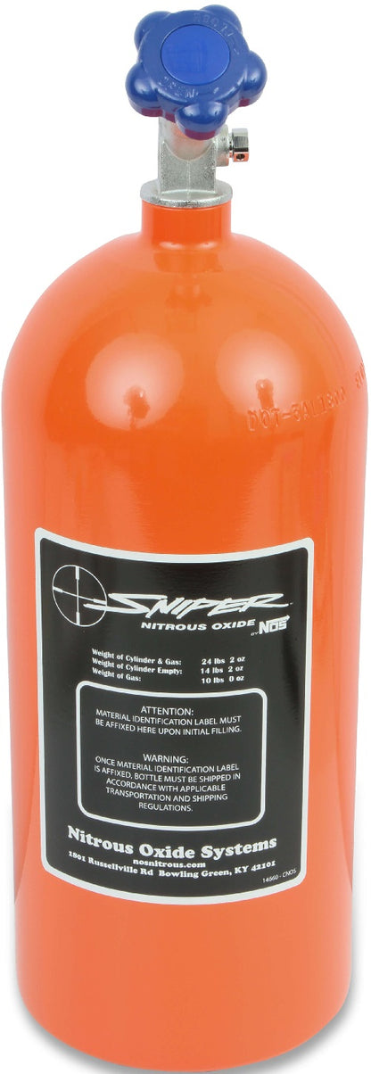 N2O BOTTLE,10LB,ORANGE,SUPER H-FLO