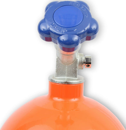 N2O BOTTLE,10LB,ORANGE,SUPER H-FLO