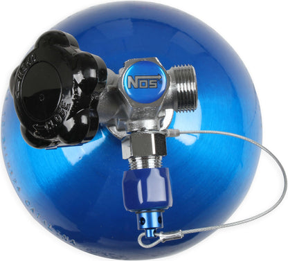 N2O BOTTLE,10LB,BLUE,GAUGE,BLOW-OFF