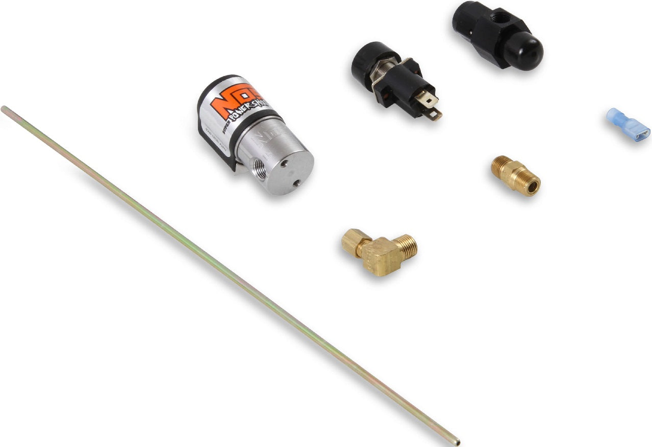 NITROUS BOTTLE PURGE VALVE,BLACK,-6AN LINE