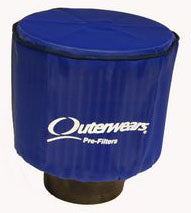 SPRINT/KART 4 1/2" X 4" FILTER COVER,BLUE