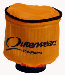KART/MINI SP 4" X 6" FILTER COVER,ORANGE