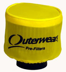 SPRINT/KART 3 1/2" X 6" FILTER COVER,YELLOW