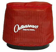OVAL TAPERED FILTER,3"x2" TOP,2.75",ORANGE