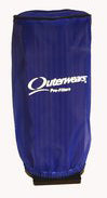 KARTING 3 1/2" X 8" FILTER COVER,BLUE