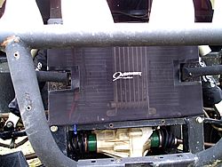 YAMAHA RHINO RADIATOR SHROUD,RED