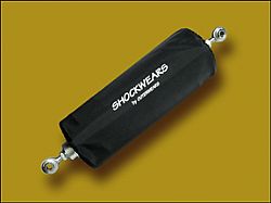 13" COILOVER ELIMINATOR SHOCKWEAR,PAIR,YELLOW