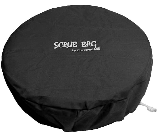 14" SCRUB BAG,BLACK