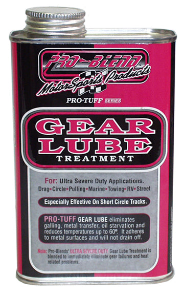 GEAR LUBE TREATMENT,PRO TUFF,16 OUNCES