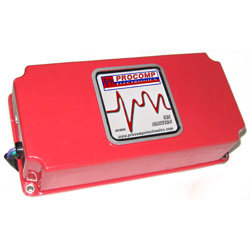 IGNITION BOX,6AL,W/REV LIMITER, RED CASE