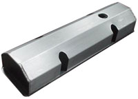 FAB VALVE COVERS,TALL,POLISHED ALUM,C/T,SBC