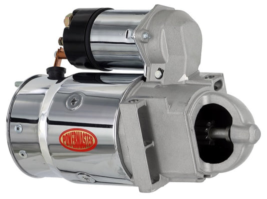 STARTER,SBC,ALUMINUM,168T,STAGGER,CHROME