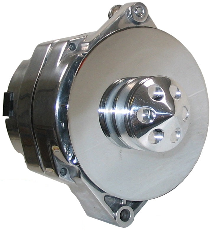 ALTERNATOR,12SI,150 AMP,W/BAFFLE,CONE,POLISHED