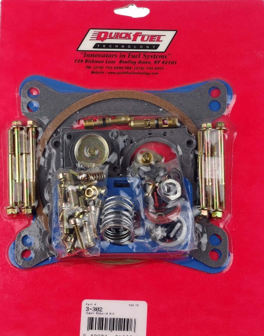 REBUILD KIT,SUPER,4150 DP,390>850CFM,NON-STICK