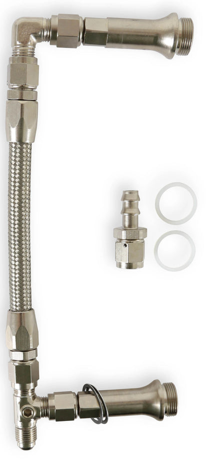 SS FUEL LINE #6AN SILVER