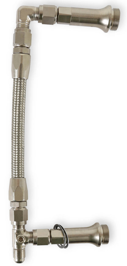 SS FUEL LINE #6AN SILVER