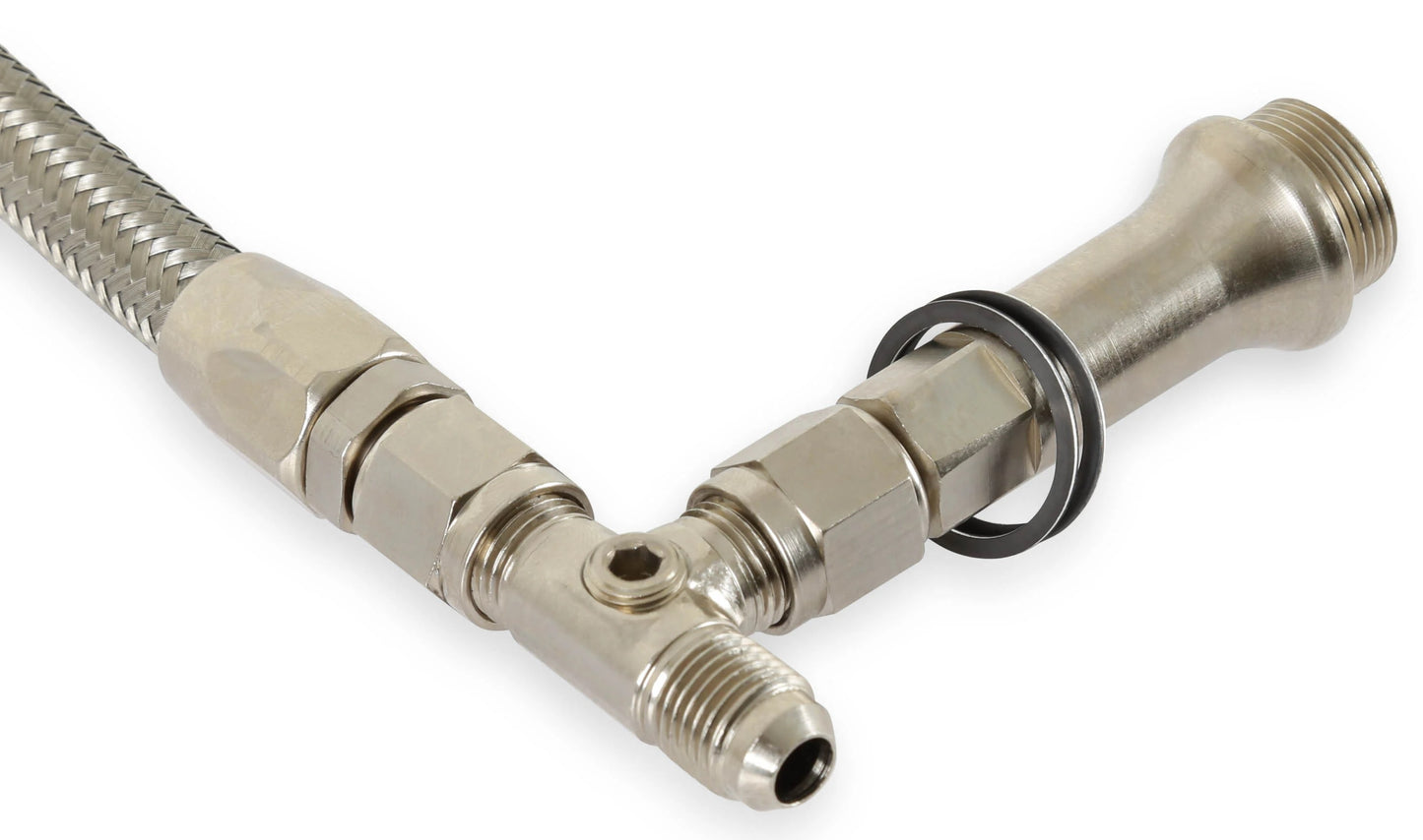 SS FUEL LINE #6AN SILVER