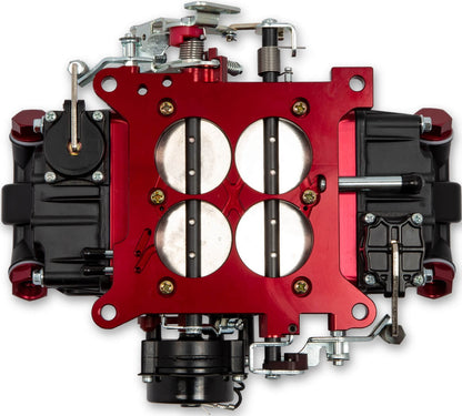 CARBURETOR,4150,600CFM,UNIVERSAL,MECHANICAL,ELECTRIC,BLACK,RED
