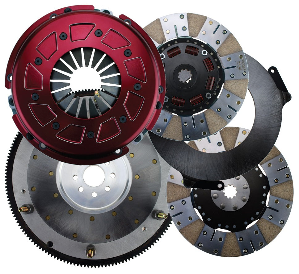 PRO STREET CLUTCH SET,FORD 8-BOLT,10.5",900 SERIES,1 1/8"-26,164T ALUMINUM FLYW