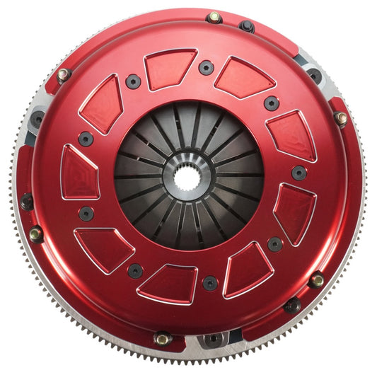 PRO STREET CLUTCH SET,FORD 8-BOLT,18-19 MUSTANG,10.5",300 SERIES,1"-23,164T ALUM