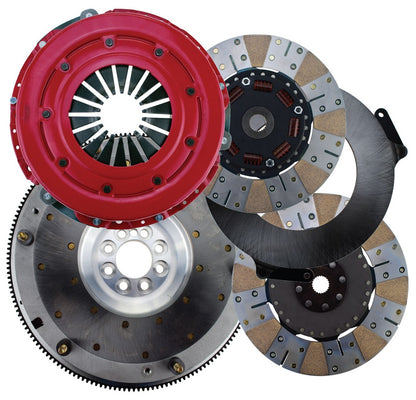 FORCE CLUTCH SET,GM LS 8-BOLT,10 1/2",900 SERIES,1 1/8"-26 SPLINE,ALUM. FLY