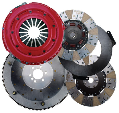 FORCE CLUTCH SET,FORD 8-BOLT,10.5",900 SERIES,1 1/8"-26,164T ALUMINUM FLYW