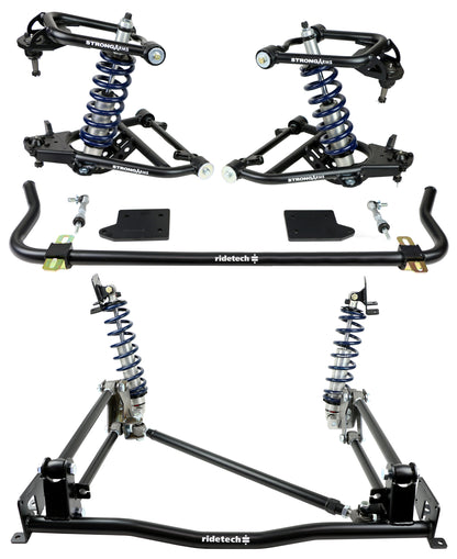 COILOVER & 4-LINK SYSTEM,ARMS,55-57 CHEVY 1-PIECE FRAME