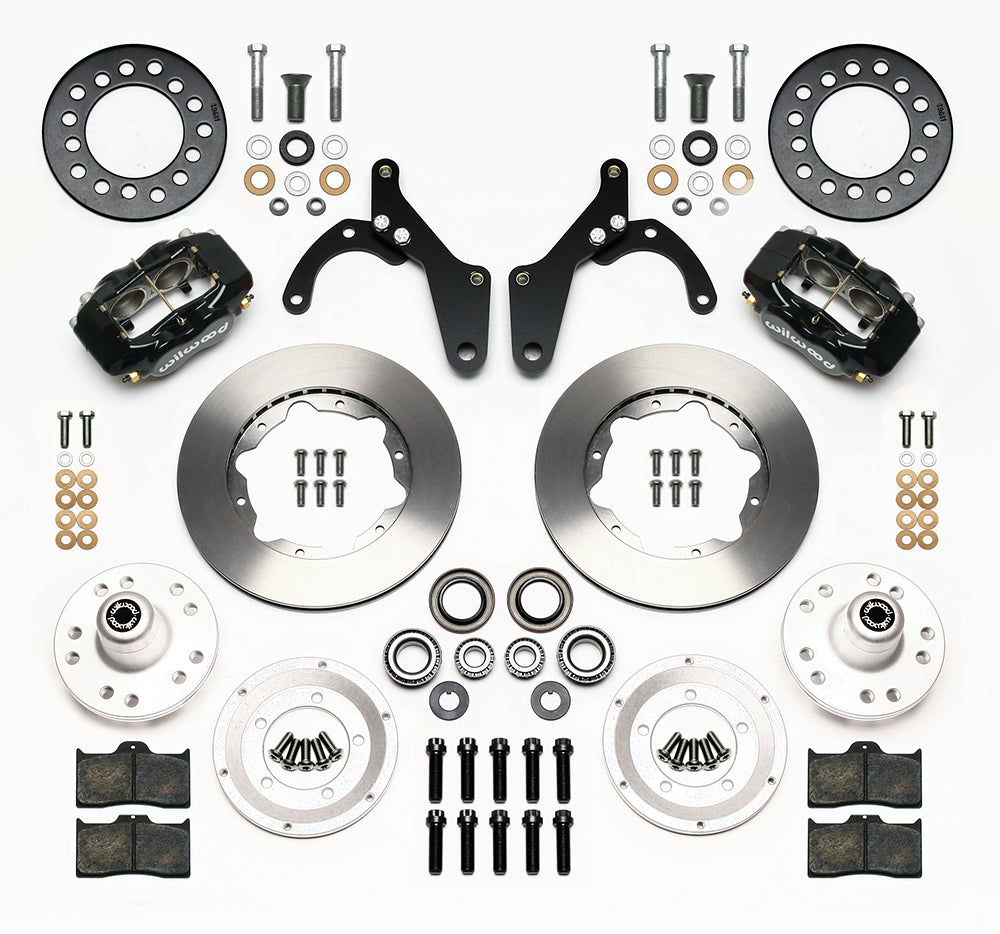 COILOVER & STRONGARM SYSTEM,CURRIE REAR END,WILWOOD 11" BRAKES,BLACK,59-64 CHEVY