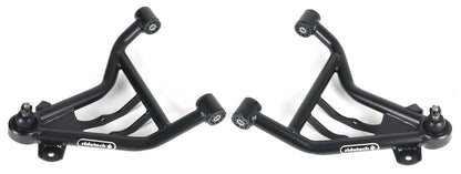 AIR RIDE & 4-LINK SYSTEM,CURRIE REAR END,WILWOOD 13"/12" DRILLED,BLACK,70-81 F