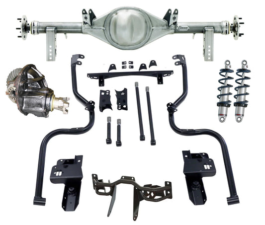 BOLT-ON 4 LINK & COILOVER SYSTEM WITH CURRIE REAR END & 3RD MEMBER,70-81 F-BODY