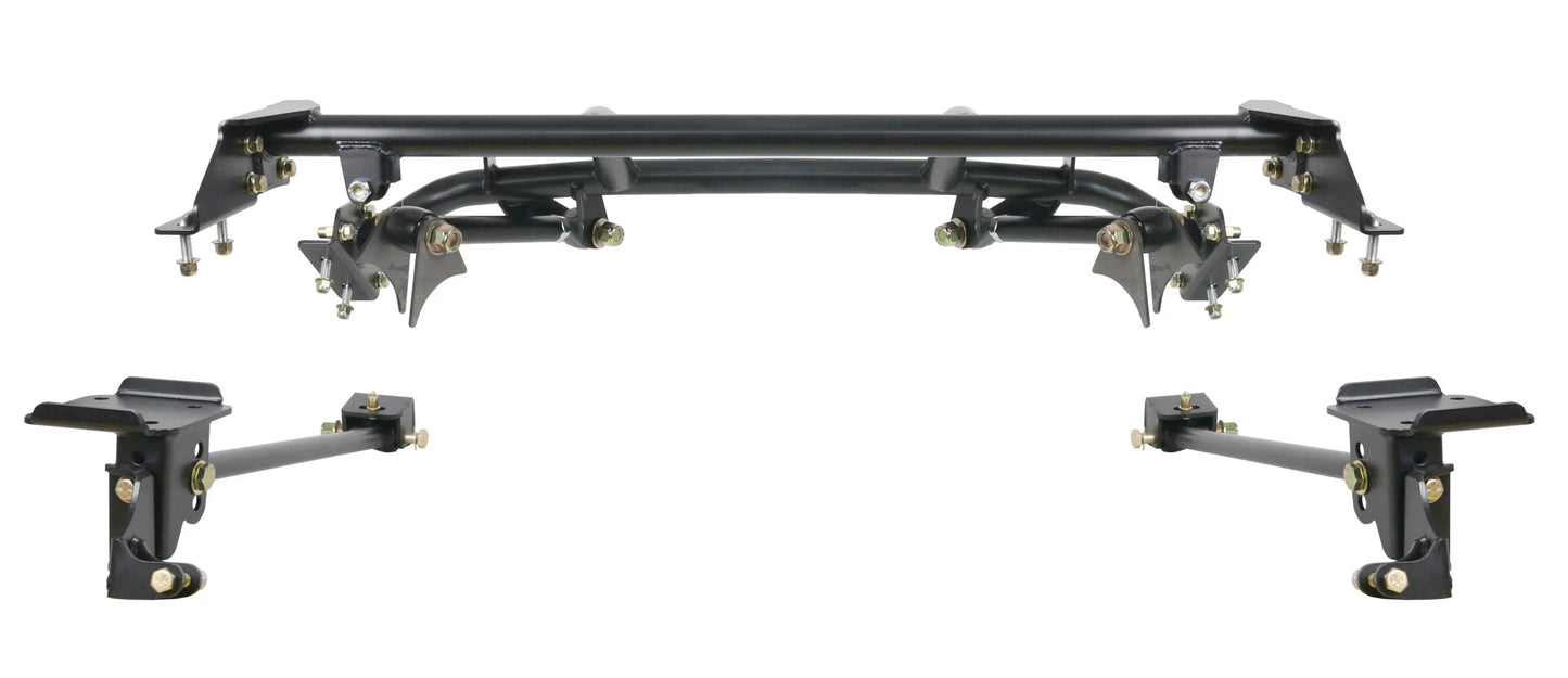 COILOVER & 4-LINK SYSTEM,CONTROL ARMS,62-67 CHEVY II,HUB SPINDLE