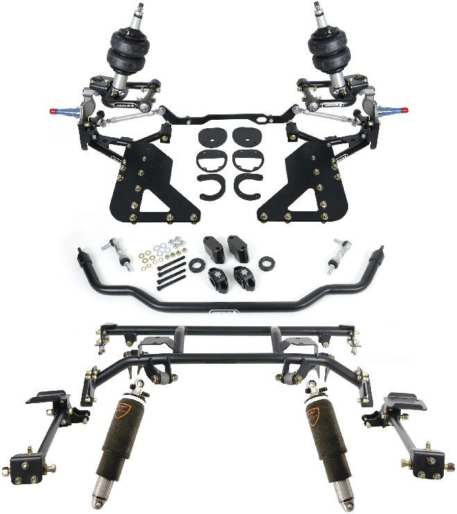 AIR SUSPENSION SYSTEM,SHOCKS,62-67 CHEVY II,PIN SPINDLE