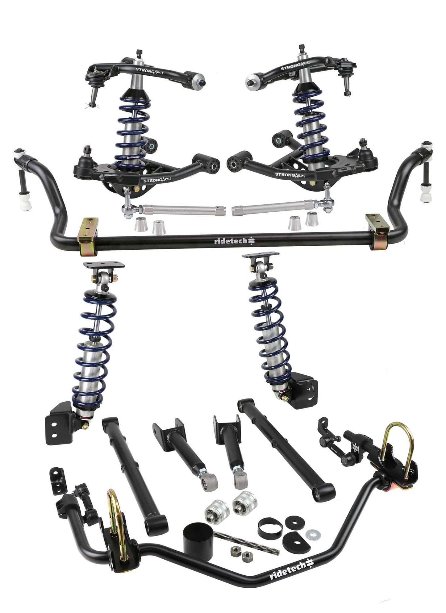 COILOVER SYSTEM,CURRIE REAR END,WILWOOD 11" DRILLED,BLACK,78-88 GM G-BODY