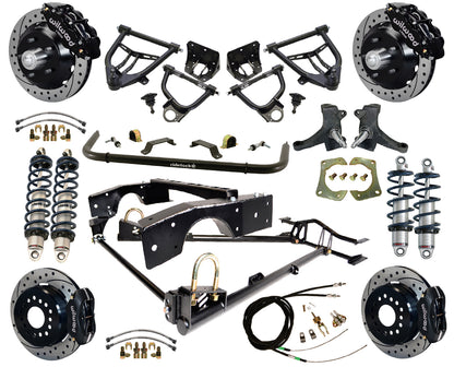 COILOVER & ARMS,WILWOOD 13/12" BRAKES,DRILLED