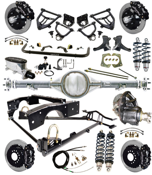 COILOVER,ARMS,CURRIE REAR,WILWOOD 13" BRAKES,BLACK