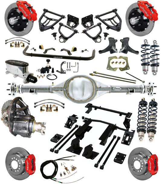 COILOVER,ARMS,CURRIE REAR,WILWOOD 13/12",RED