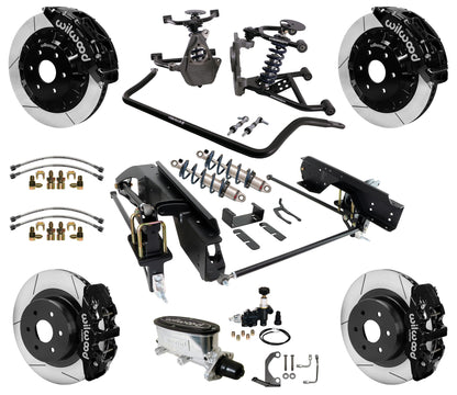 COILOVER SYSTEM,WILWOOD 16/14" BRAKES,BLACK,99-06 GM 1500