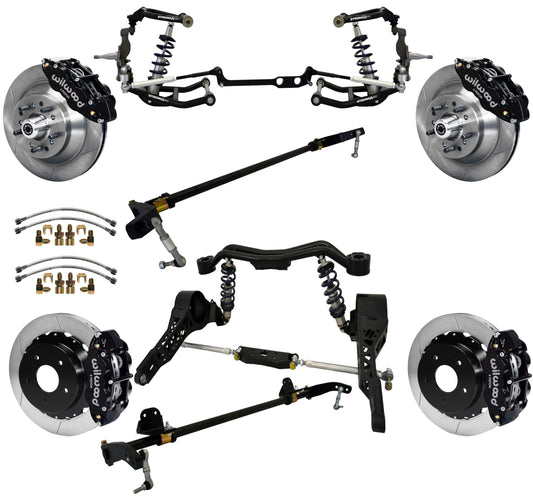COILOVER SYSTEM W/REAR BAR,WILWOOD 13" BRAKE