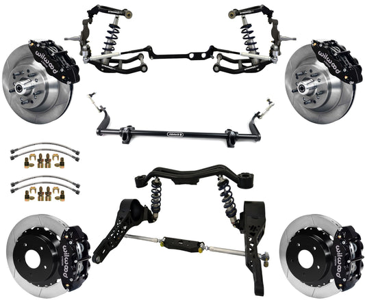 COILOVER SYSTEM,WILWOOD 13" BRAKES,65-79 CORVETTE