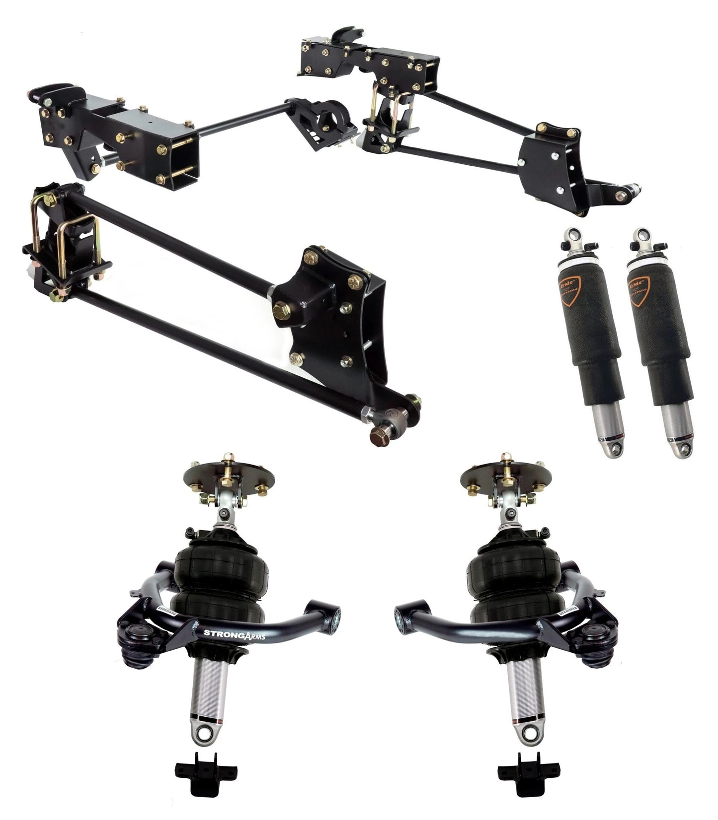 AIR SUSPENSION SYSTEM,07-16 CHEVY GMC 1500 W/ OE CAST STEEL ARMS