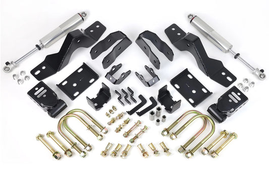 REAR 4" LOWERING KIT WITH HQ SHOCKS,2019-2026 CHEVY SILVERADO,GMC SIERRA,GROUP A